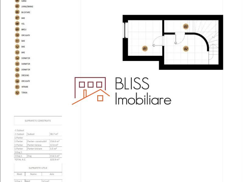 Vila de Inchiriat Iancu Nicolae | Pipera - 5 Camere - ID:114525 | Bliss Imobiliare / Photo 16 - BLISS Imobiliare