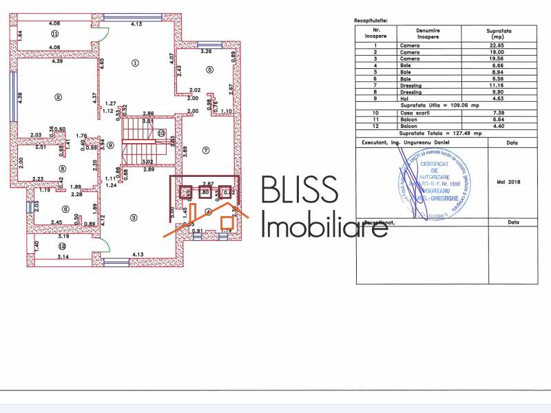 Vila de Inchiriat Iancu Nicolae | Pipera - 8 Camere - ID:111557 | Bliss Imobiliare / Photo 16 - BLISS Imobiliare