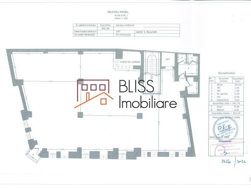 spațiu de birouri de Inchiriat Unirii - ID:95317 | Bliss Imobiliare / Photo 6 - BLISS Imobiliare