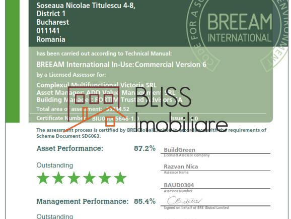 spațiu de birouri de Inchiriat Piata Victoriei - ID:121124 | Bliss Imobiliare / Photo 8 - BLISS Imobiliare