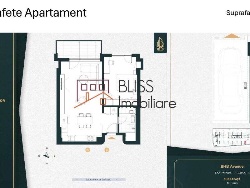 Apartament 2 Camere BHB Avenue – 57 Mp Utili + Terasa | Bliss Imobiliare / Photo 8 - BLISS Imobiliare