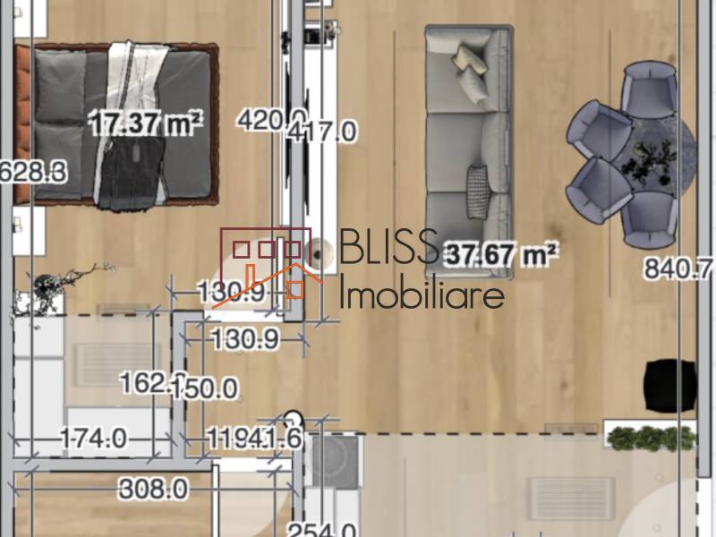 1-Bedroom Apartment One Herastrau Vista – Luxury, Parking, Bucharest | Bliss Imobiliare / Photo 15 - BLISS Imobiliare