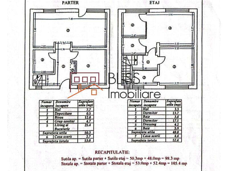 2-Bedroom Villa, Fully Furnished And Equipped - Alunis Pipera Radiofar, Bucharest / Ilfov | Bliss Imobiliare / Photo 13 - BLISS Imobiliare