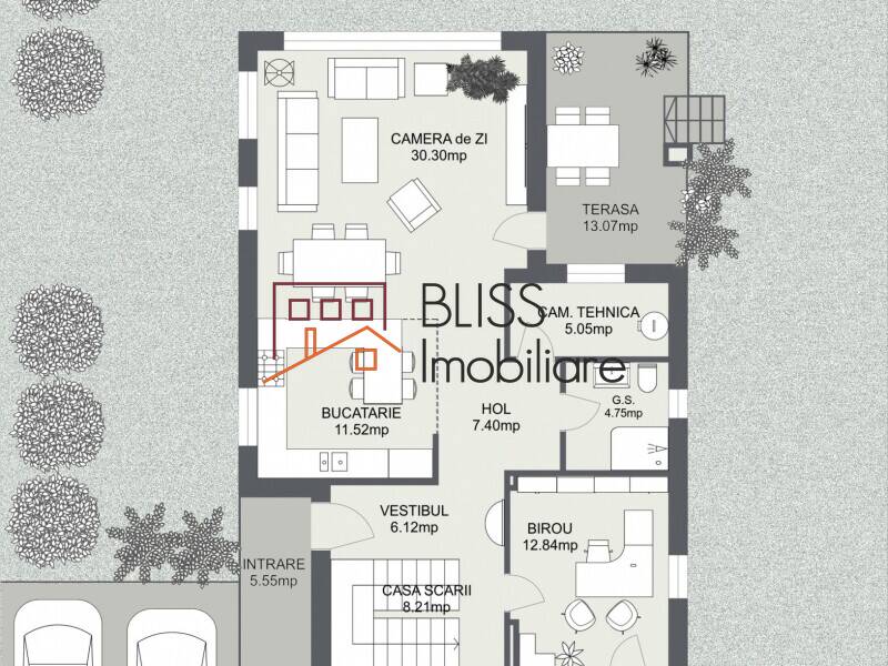 Spacious 4-Bedroom House With Large Garden And Terraces, 153sqm, Bucharest / Ilfov | Bliss Imobiliare / Photo 14 - BLISS Imobiliare