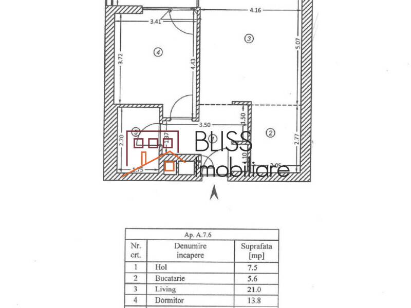 Modern 1-Bedroom Apartment In Yacht Kid Pipera, 7th Floor, Bucharest | Bliss Imobiliare / Photo 17 - BLISS Imobiliare