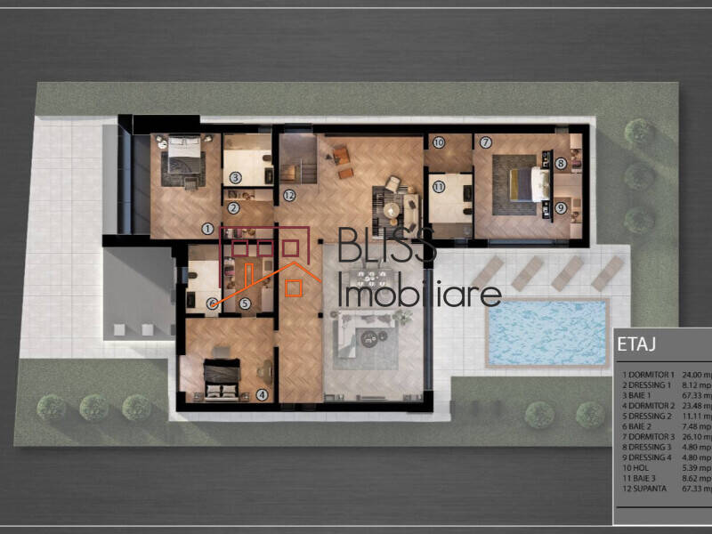 Vila Cu Piscina, Terasa Si Gradina Privata | Bliss Imobiliare / Photo 3 - BLISS Imobiliare