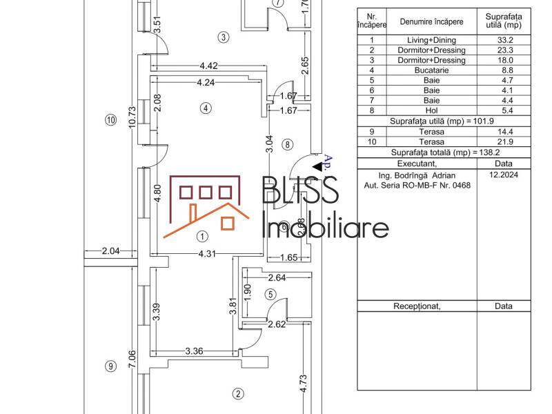 2-Bedroom Apartment With 2 Terraces And Pool — Iancu Nicolae, Jolie Village, Bucharest / Ilfov | Bliss Imobiliare / Photo 13 - BLISS Imobiliare