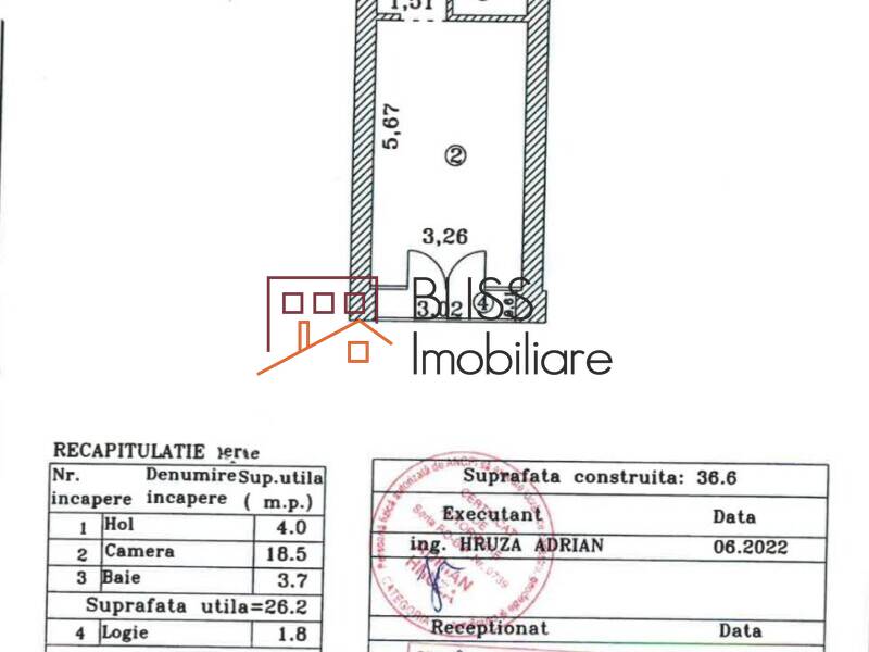 0-Bedroom Designer Studio With Premium Finishes, Bucharest | Bliss Imobiliare / Photo 7 - BLISS Imobiliare