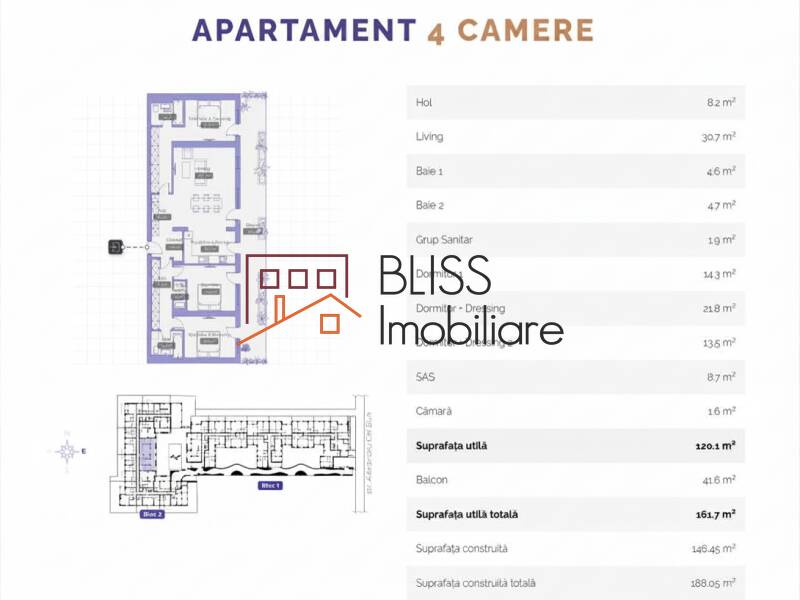 Apartament 4 Camere Iancu Nicolae Jolie Ville | 120 Mp  SU | Piscina | Bliss Imobiliare / Photo 33 - BLISS Imobiliare