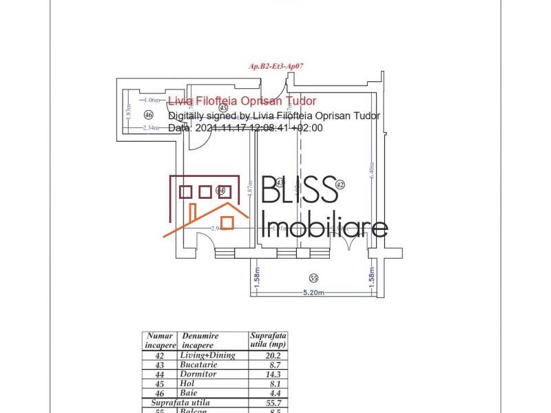 Apartament 2 Camere, Parcare Subterana, Grand Park Pipera | Bliss Imobiliare / Photo 21 - BLISS Imobiliare