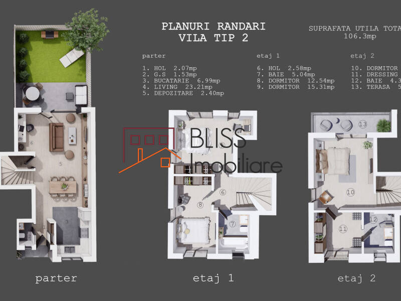 Vila Moderna Cu Gradina Privata Si Finisaje Premium | Bliss Imobiliare / Photo 21 - BLISS Imobiliare