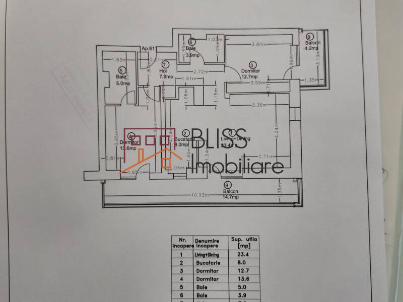 Apartament Modern Cu 3 Camere, 2 Bai Si 2 Balcoane | Bliss Imobiliare / Photo 20 - BLISS Imobiliare