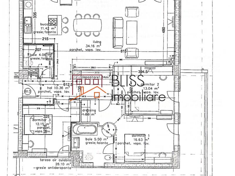 Apartament Cu 4 Camere, 2 Bai Si Doua Terase | Bliss Imobiliare / Photo 16 - BLISS Imobiliare