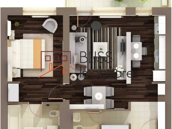 Apartament de Inchiriat Iancu Nicolae | Pipera - 2 Camere - ID:40662 | Bliss Imobiliare / Photo 8 - BLISS Imobiliare