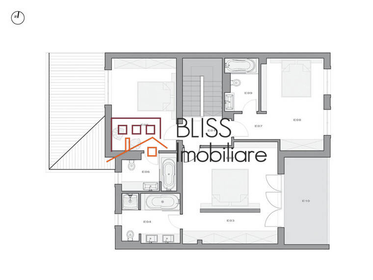 Villa for Rent Iancu Nicolae | Pipera, Bucharest / Ilfov - 3 Bedroom - ID:48008 | Bliss Imobiliare / Photo 12 - BLISS Imobiliare