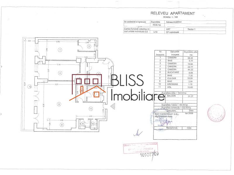Apartament de Inchiriat Herastrau | Nordului - 4 Camere - ID:64376 | Bliss Imobiliare / Photo 3 - BLISS Imobiliare