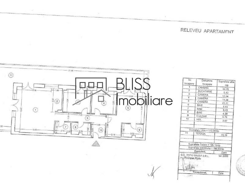 Apartment for Rent Herastrau | Nordului, Bucharest - 3 Bedroom - ID:7751 | Bliss Imobiliare / Photo 25 - BLISS Imobiliare