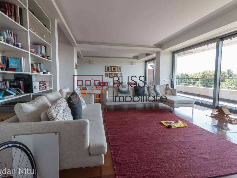 Penthouse apartment for Rent Herastrau | Nordului, Bucharest - 4 Bedroom - ID:8639 | Bliss Imobiliare / Photo 2 - BLISS Imobiliare
