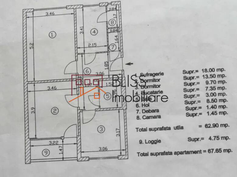 Apartment, 2 Bedrooms, Bucharest | Bliss Imobiliare / Photo 8 - BLISS Imobiliare