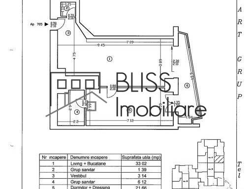 Apartment for Rent Aviatiei | Promenada mall | Metro Pipera, Bucharest - 1 Bedroom - ID:87875 | Bliss Imobiliare / Photo 15 - BLISS Imobiliare