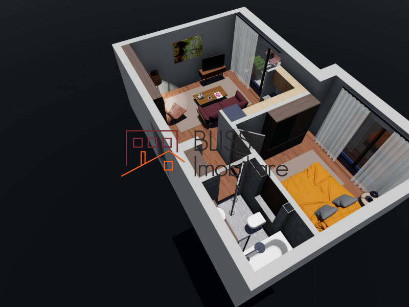 Apartment for Rent Unirii, Bucharest - 1 Bedroom - ID:100347 | Bliss Imobiliare / Photo 19 - BLISS Imobiliare