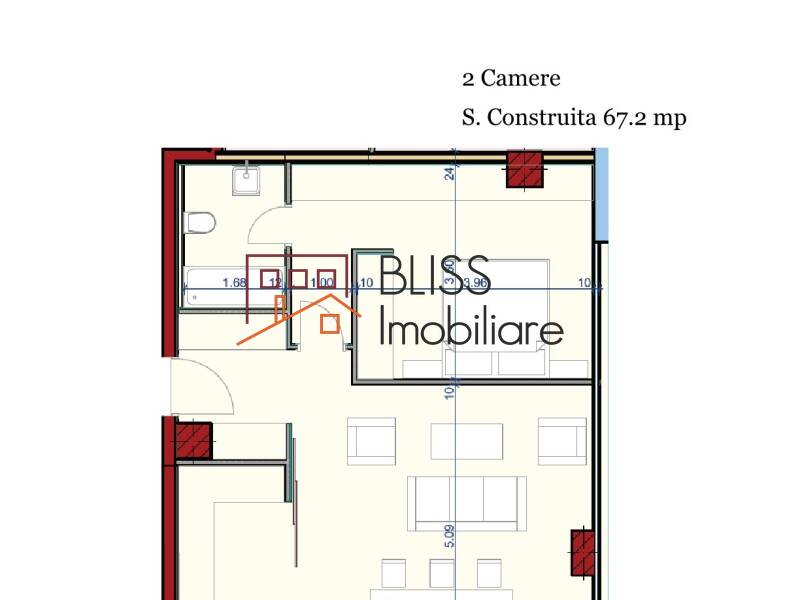 Apartment for Sale KM 0 | Ultracentral, Bucharest - 1 Bedroom - ID:105828 | Bliss Imobiliare / Photo 11 - BLISS Imobiliare