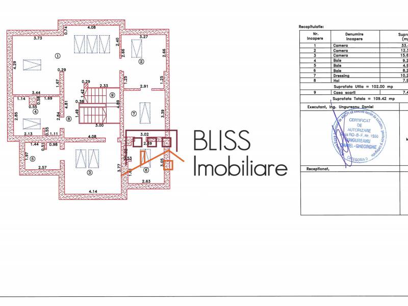 Vila de Inchiriat Iancu Nicolae | Pipera - 8 Camere - ID:111557 | Bliss Imobiliare / Photo 15 - BLISS Imobiliare