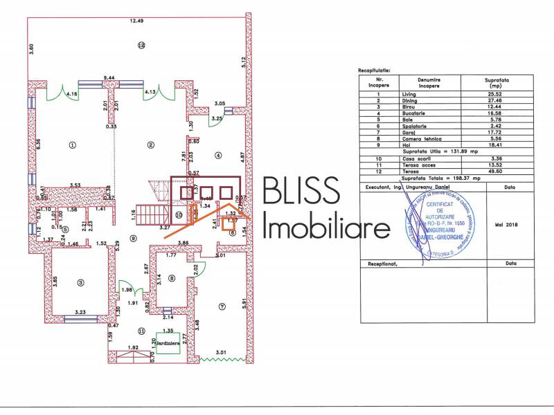 Vila de Inchiriat Iancu Nicolae | Pipera - 8 Camere - ID:111557 | Bliss Imobiliare / Photo 17 - BLISS Imobiliare