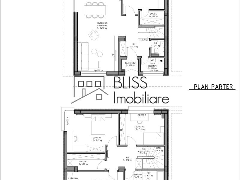 3 Bedroom House Located In Pipera, Bucharest / Ilfov | Bliss Imobiliare / Photo 17 - BLISS Imobiliare