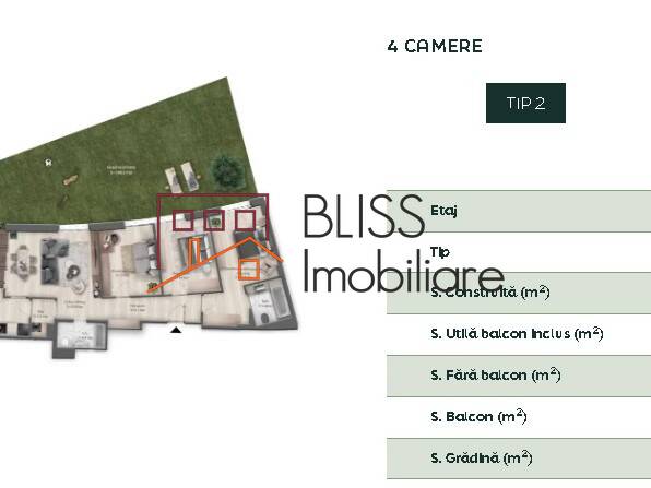 Apartament Premium 4 Camere Cu Gradina Privata - Brickville | Bliss Imobiliare / Photo 6 - BLISS Imobiliare