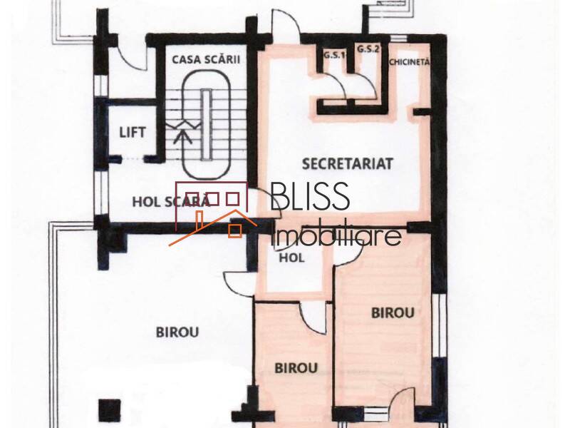 Office space for Rent Domenii | 1 Mai | Grivitei, Bucharest - 2 Rooms - ID:120144 | Bliss Imobiliare / Photo 7 - BLISS Imobiliare