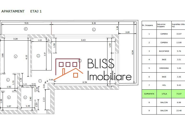 Apartament de Vanzare Iancu Nicolae | Pipera - 2 Camere - ID:123123 | Bliss Imobiliare / Photo 7 - BLISS Imobiliare