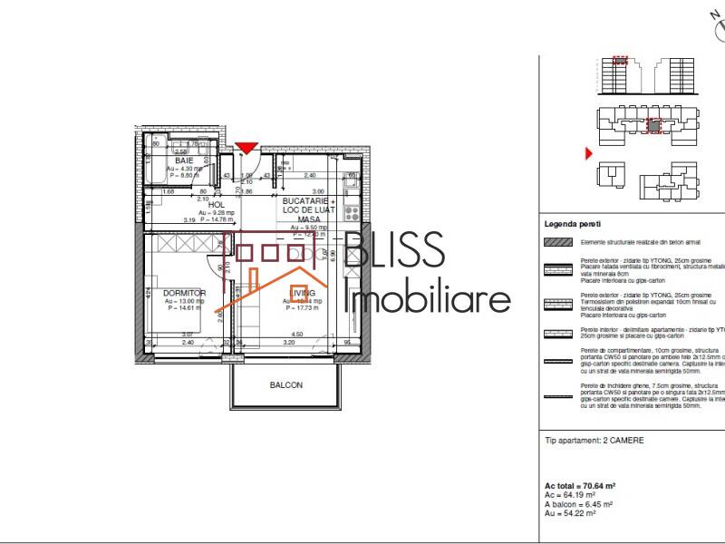 Apartment for Sale Domenii | 1 Mai | Grivitei, Bucharest - 1 Bedroom - ID:123125 | Bliss Imobiliare / Photo 6 - BLISS Imobiliare