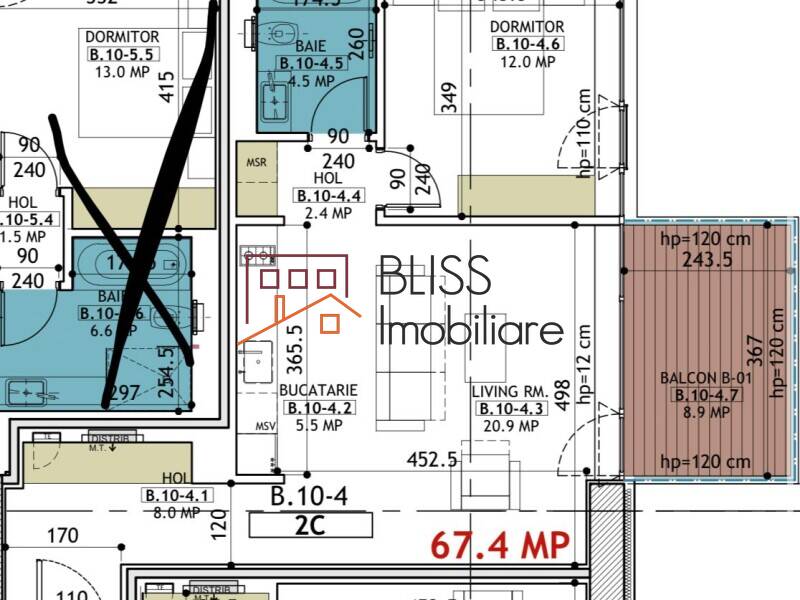 Apartament de Inchiriat Floreasca | Barbu Vacarescu - 2 Camere - ID:123260 | Bliss Imobiliare / Photo 6 - BLISS Imobiliare