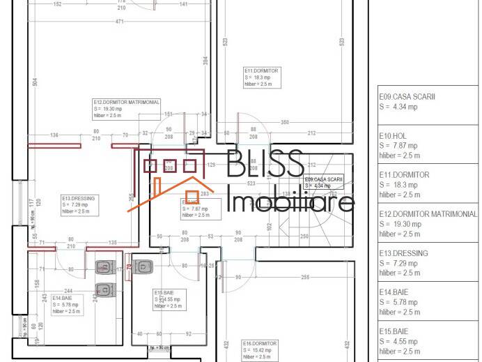 House for Rent Iancu Nicolae | Pipera, Bucharest / Ilfov - 3 Bedroom - ID:95650 | Bliss Imobiliare / Photo 8 - BLISS Imobiliare