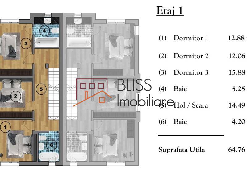 6-Room Duplex House In Otopeni – Briza4Seasons | BLISS Imobiliare, Bucharest / Ilfov | Bliss Imobiliare / Photo 21 - BLISS Imobiliare