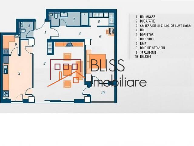 Modern 1-bedroom Apartment With Pool, Bucharest | Bliss Imobiliare / Photo 14 - BLISS Imobiliare