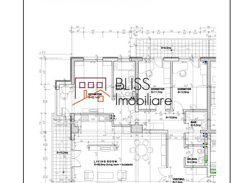 Modern 3-bedroom Apartment In Baneasa Area, Bucharest | Bliss Imobiliare / Photo 11 - BLISS Imobiliare