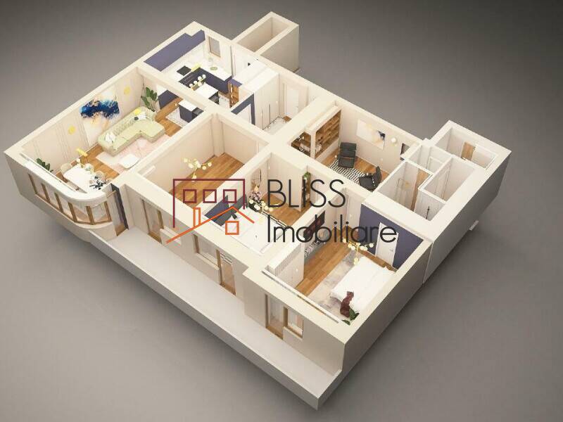 Luxury 3-Bedroom Apartment – Aviatorilor, Bucharest | Bliss Imobiliare / Photo 16 - BLISS Imobiliare