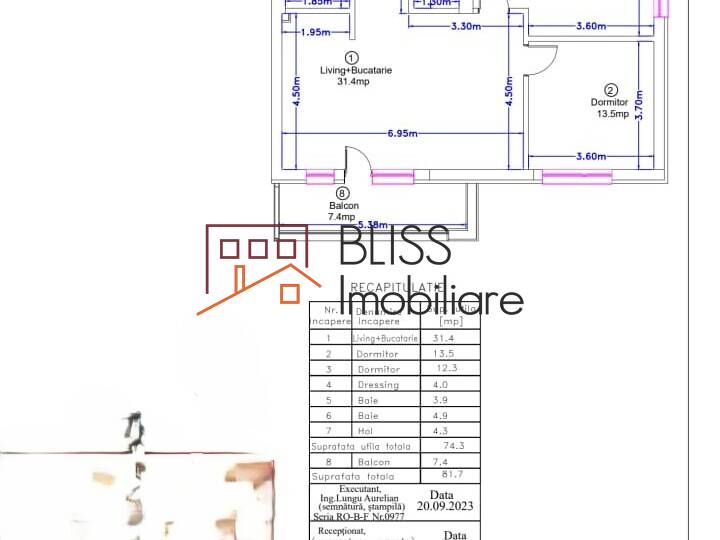 Apartament 3 Camere MTM Pipera Residence | Bliss Imobiliare / Photo 8 - BLISS Imobiliare