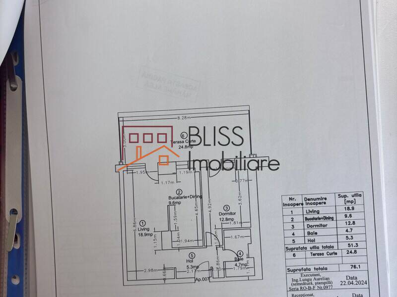 Apartament 2 Camere, Mobilat Cu Gradina Privata, First Estates Pipera | Bliss Imobiliare / Photo 8 - BLISS Imobiliare