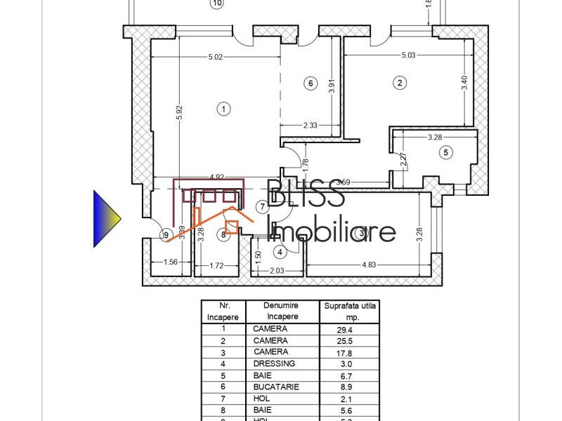 Apartament Cu 3 Camere Mobilat, Cu Parcare Si Balcon - Residence5 | Bliss Imobiliare / Photo 19 - BLISS Imobiliare