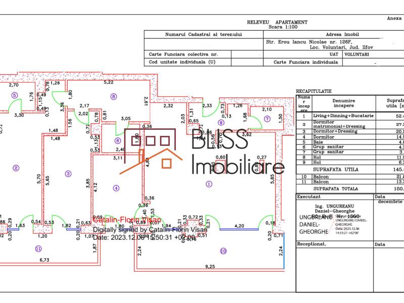 Apartament 4 Camere 145 Mp Etaj 8 Iancu Nicolae | Bliss Imobiliare / Photo 7 - BLISS Imobiliare