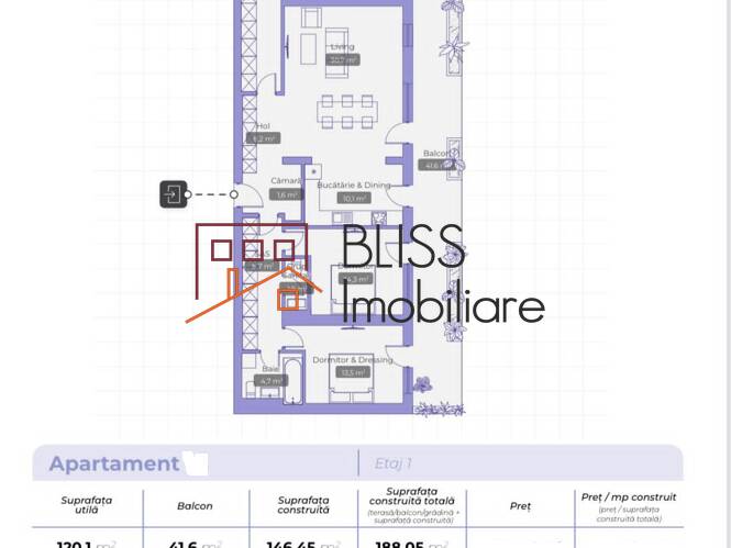 3-Bedroom Apartment Jolie Village Iancu Nicolae — 120 Sqm, Pool, Bucharest / Ilfov | Bliss Imobiliare / Photo 26 - BLISS Imobiliare