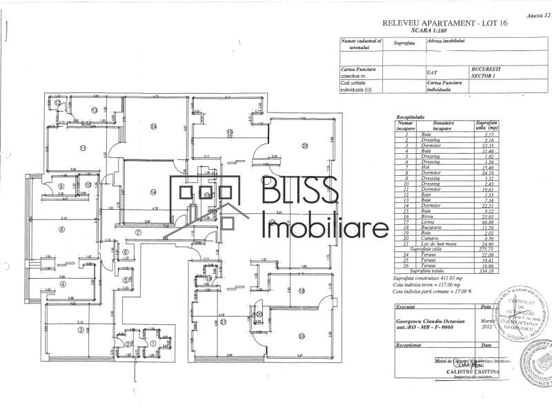 Apartament 6 Camere Kiseleff Aviatorilor — 275 Mp Utili, 5 Dormitoare | Bliss Imobiliare / Photo 13 - BLISS Imobiliare