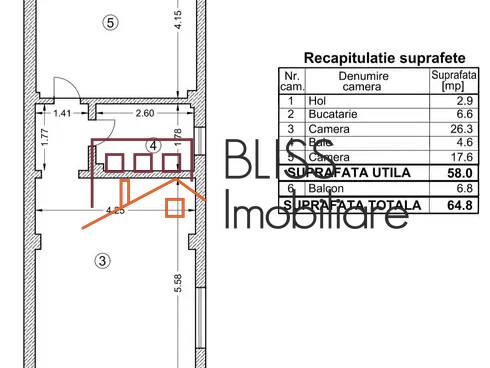 Apartament 2 Camere In Bloc Boutique, Mobilat Si Utilat | Bliss Imobiliare / Photo 8 - BLISS Imobiliare