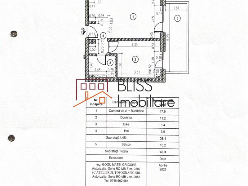 1-Bedroom Apartment With Terrace And Panoramic View, Bucharest | Bliss Imobiliare / Photo 4 - BLISS Imobiliare