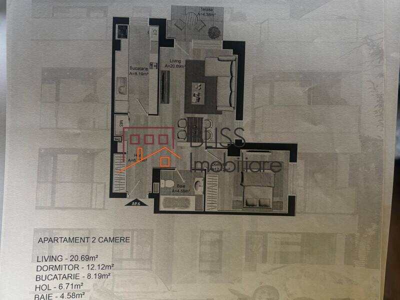 Apartament De 2 Camere Cu Gradina Privata Si Parcare | Bliss Imobiliare / Photo 14 - BLISS Imobiliare
