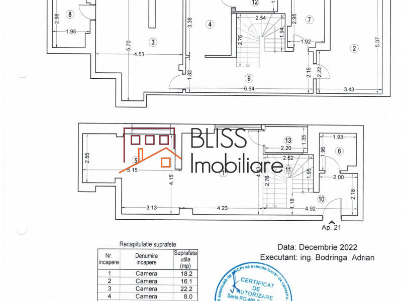 Penthouse 4 Camere Herastrau – 121 Mp, Terasa 100 Mp, Lux, 2 Parcari | Bliss Imobiliare / Photo 24 - BLISS Imobiliare