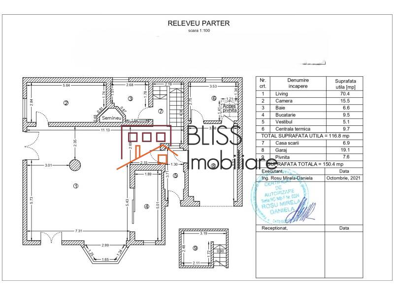 Vila Individuala Cu 9 Camere, Piscina Si Garaj | Bliss Imobiliare / Photo 24 - BLISS Imobiliare